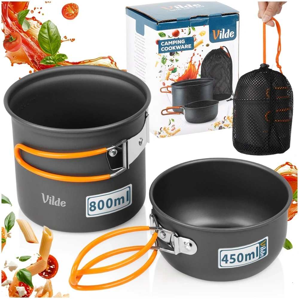 Turistiniai puodai 800/450 ml 3 vnt.