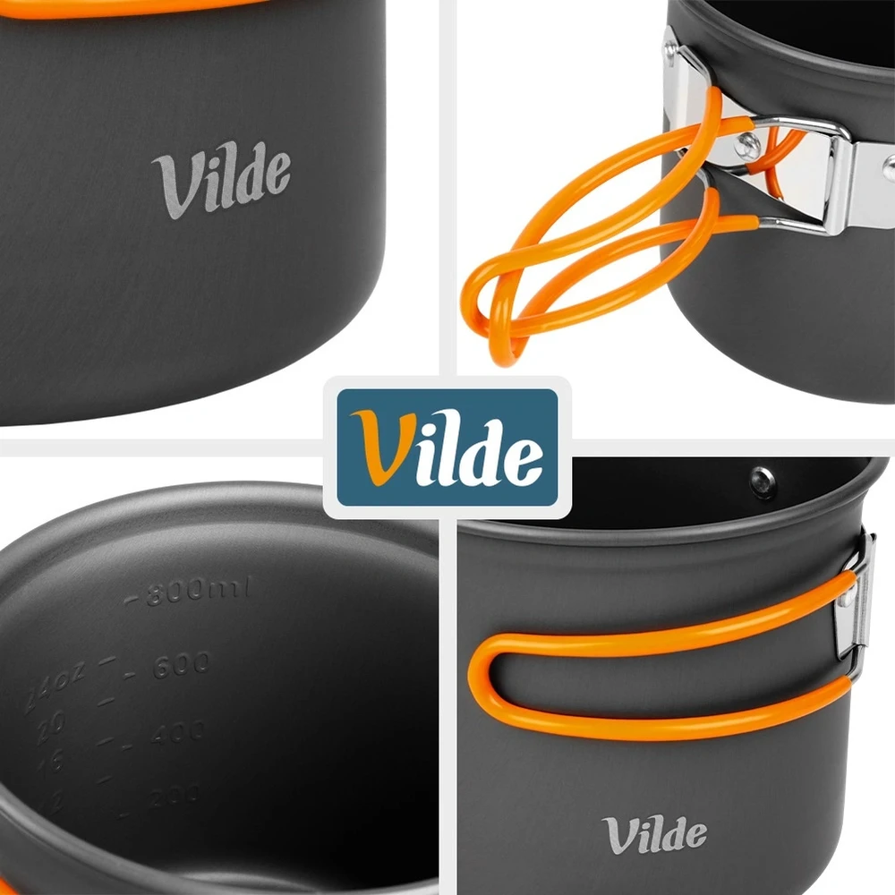 Vilde Turistinis indų rinkinys 6 vnt.