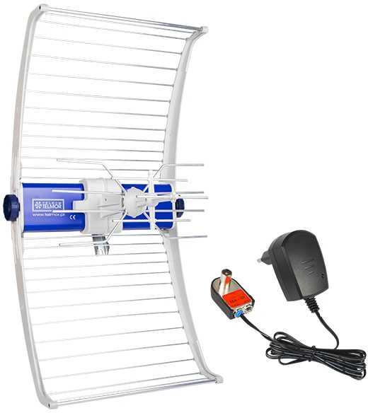 DVB-T/T2 ASR Classic 5G PROTECTED 2023 TV antena su ZZA-7 Telkom Telmor maitinimo šaltiniu