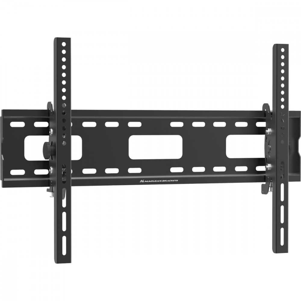 Maclean TV MC-421 sieninis laikiklis 32"-90" VESA 600x400 80kg pakreiptas universalus reguliuojamas gulsčiukas priedai Plokščias plonas