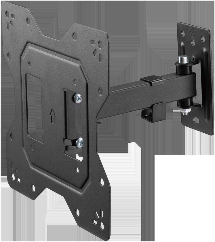 Cabletech Sieninis laikiklis 23-42 colių juodas LPA51-221 (vertikalus ir horizontalus reguliavimas)