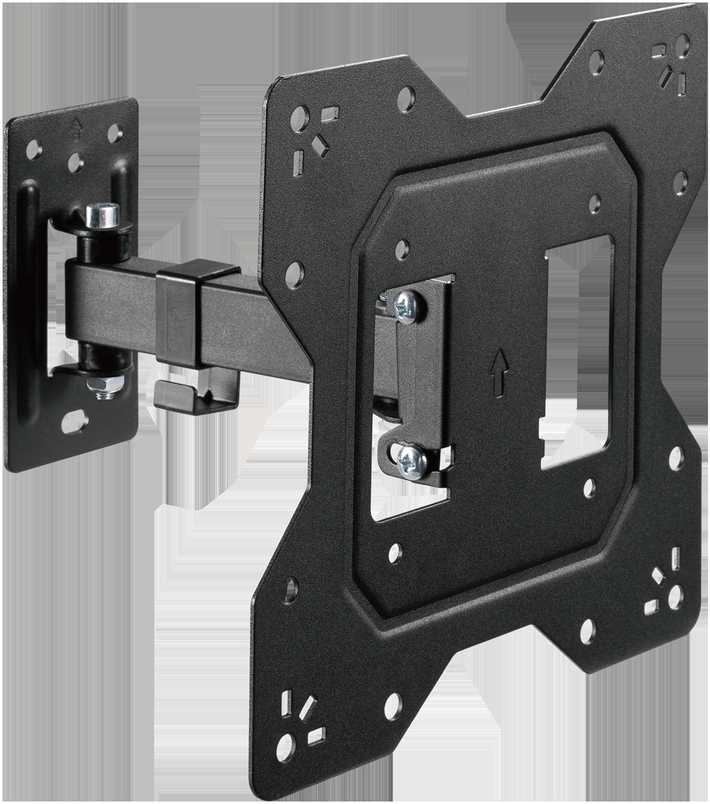 Cabletech Sieninis laikiklis 23-42 colių juodas LPA51-221 (vertikalus ir horizontalus reguliavimas)