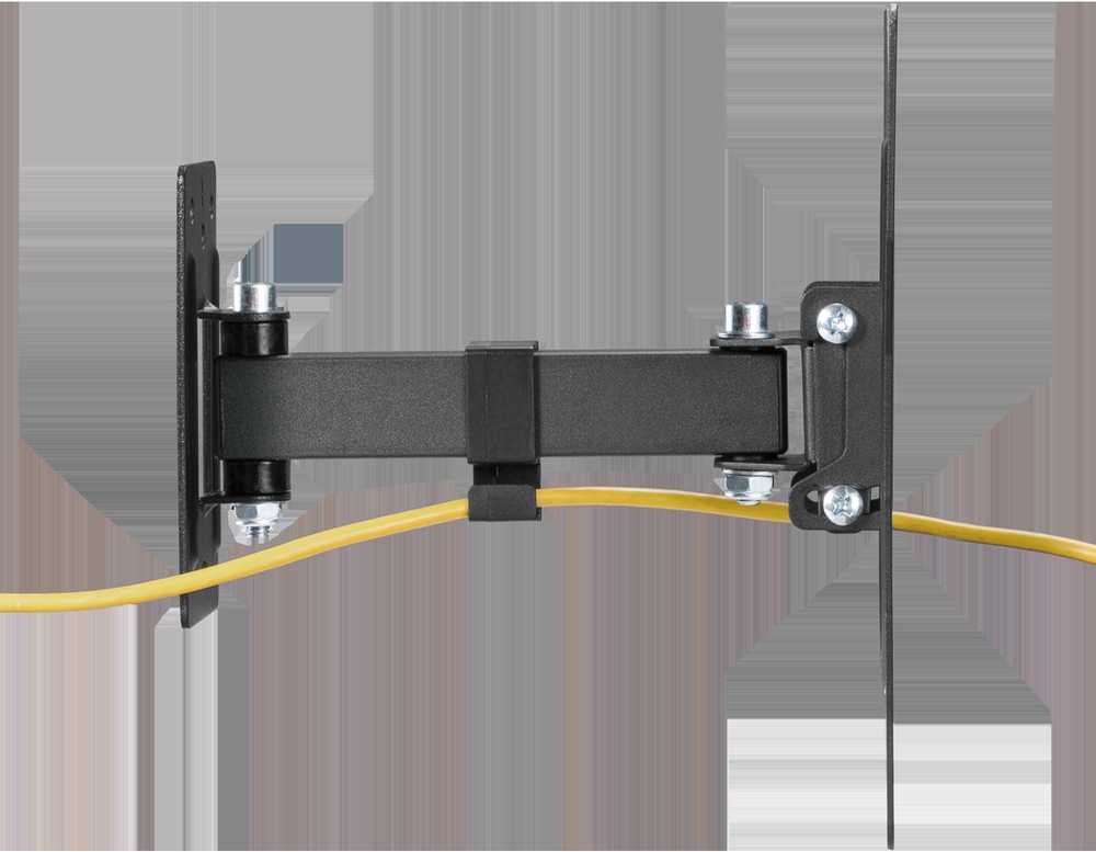 Cabletech Sieninis laikiklis 23-42 colių juodas LPA51-221 (vertikalus ir horizontalus reguliavimas)