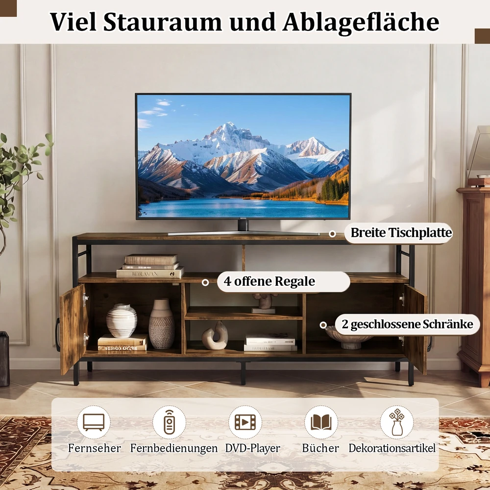 TV staliukas Televizoriaus spintelė 165.1 cm