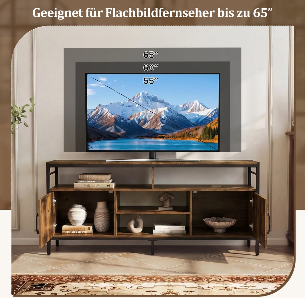 TV staliukas Televizoriaus spintelė 165.1 cm