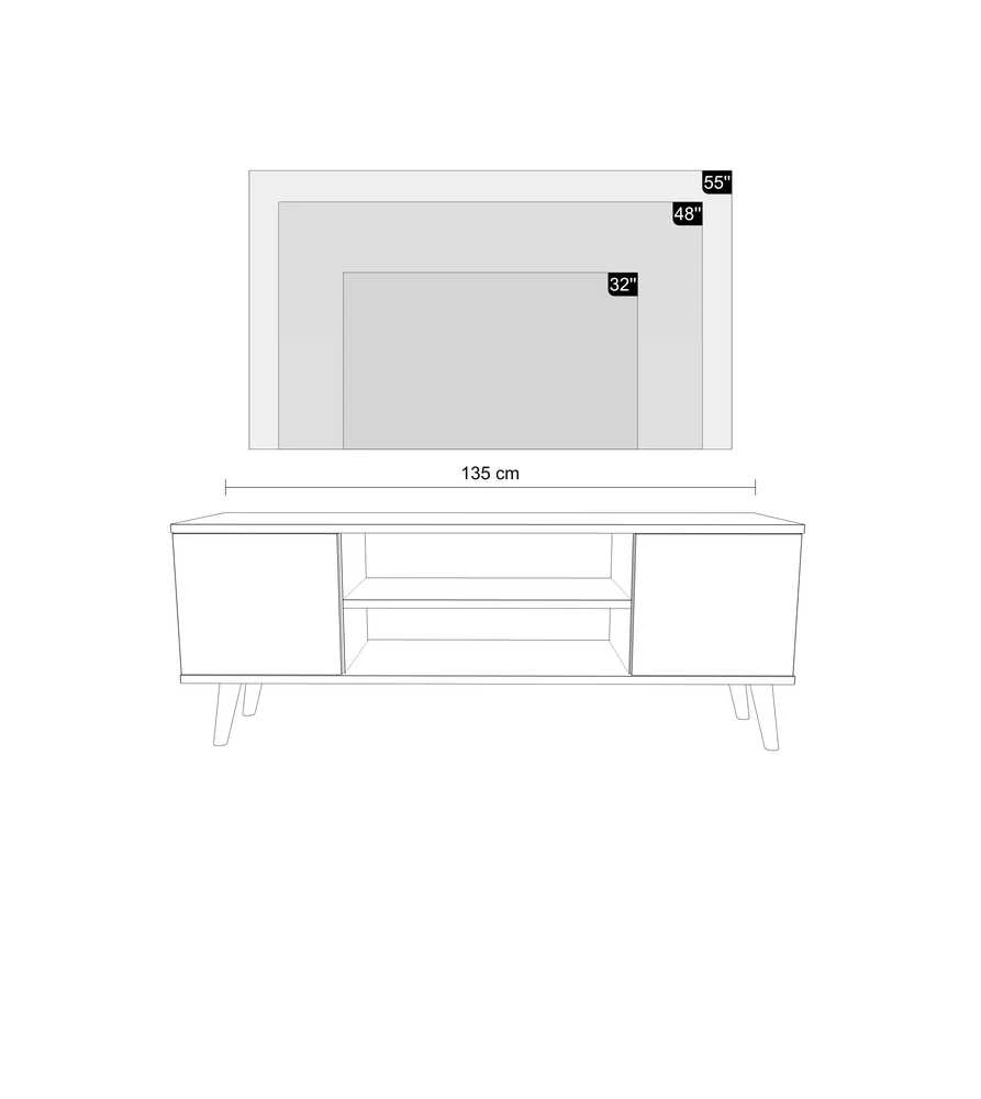 TV staliukas TV spintelė 135 cm