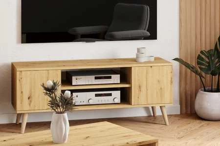 TV staliukas TV spintelė 135 cm Artisan oak