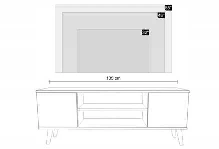 TV staliukas TV spintelė 135 cm