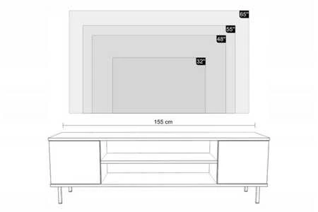 TV staliukas TV spintelė 155 cm
