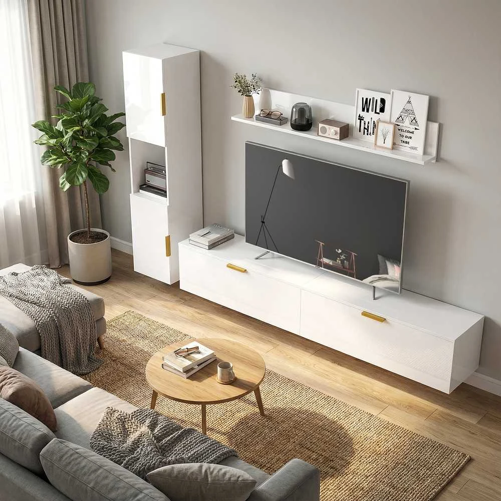 TV staliukas TV spintelių rinkinys 180 × 33 × 30 cm