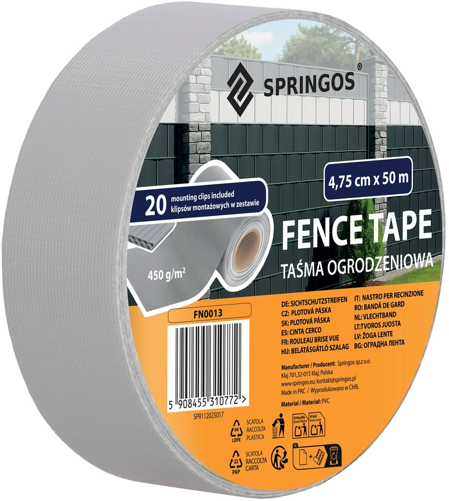Springos Tvoros juosta 4,75 cm x 50 m