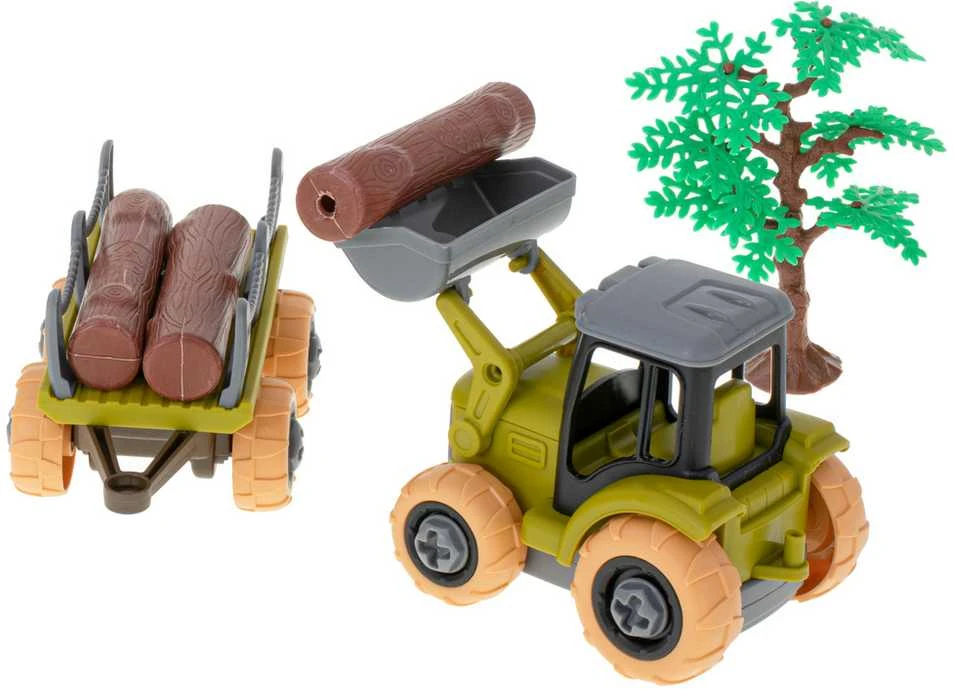 Farm traktor ferma ir sukti sėjamoji
