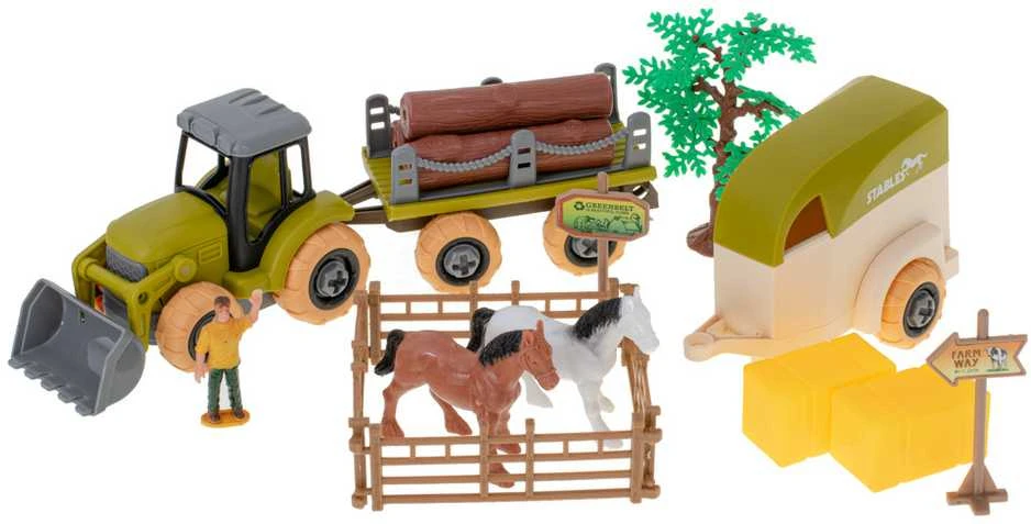 Farm traktor ferma ir sukti sėjamoji