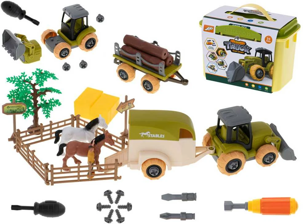 Farm traktor ferma ir sukti sėjamoji