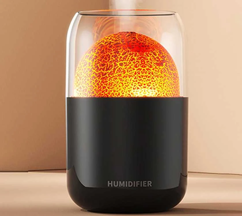 Ultragarsinis oro drėkintuvas su LED apšvietimu, 300 ml