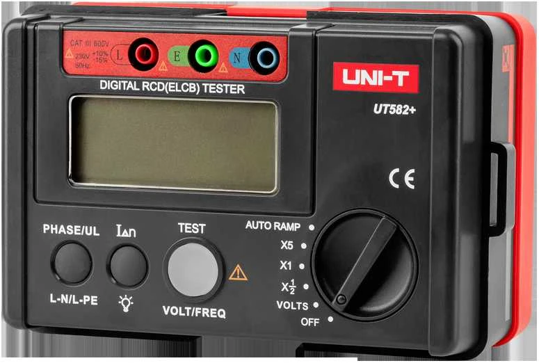 Skaitmeninis RCD testeris Uni-T UT582+