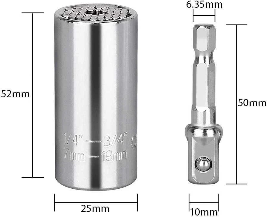Universalus galvutės raktas 7-19 mm