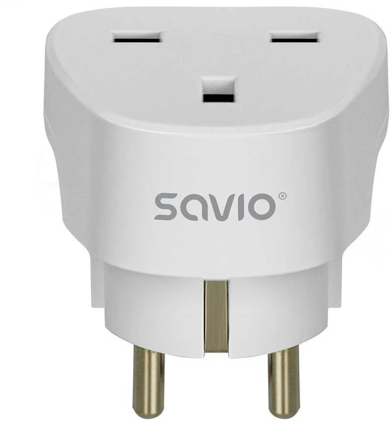 Savio AP-02 kelioninis adapteris su EU kištuku
