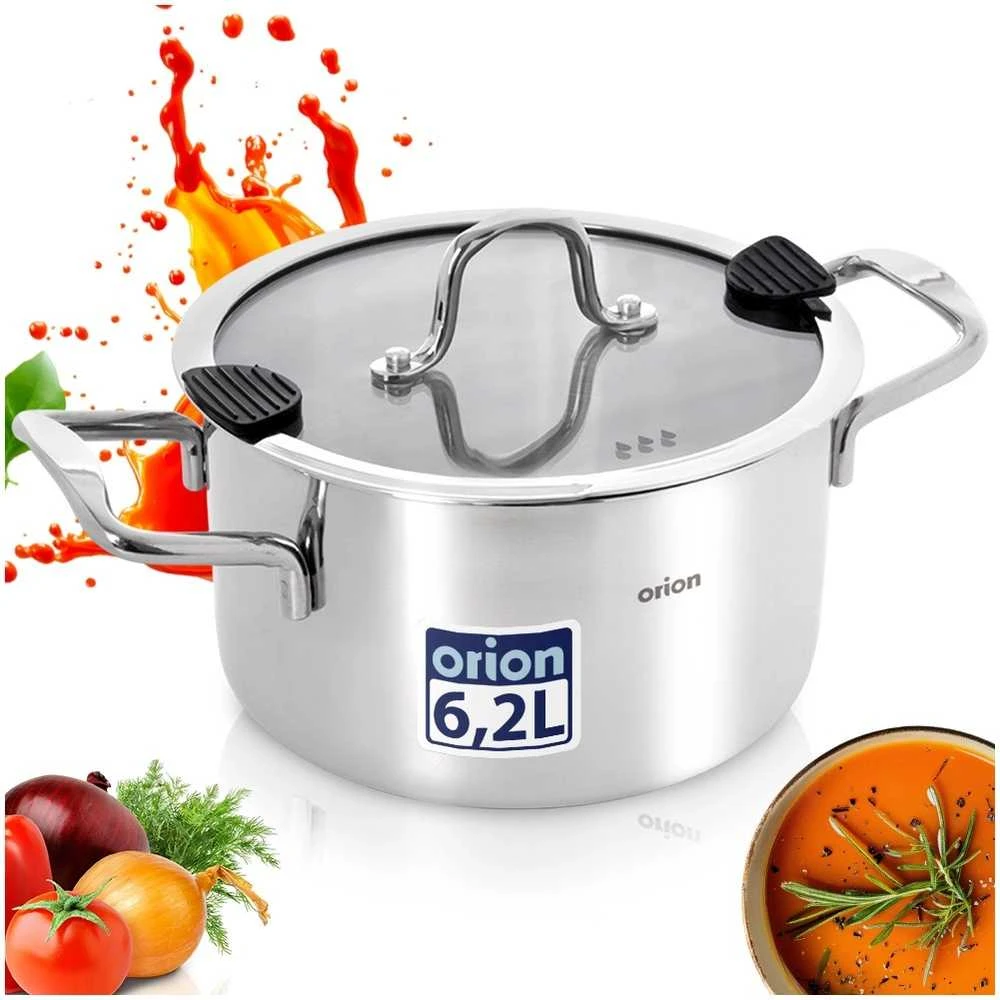 Kamille Orion Universalus puodas VENICE su dangčiu 24 cm, 6,2 l