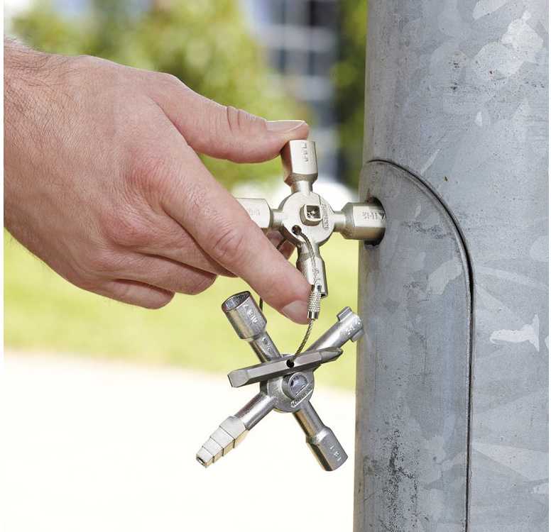 Universalus raktas elektros spintoms 10 funkcijų
