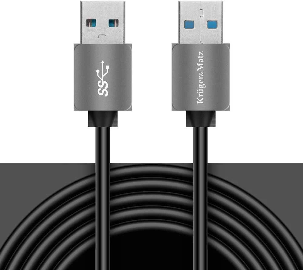 Kruger & Matz USB 3.0 - USB 3.0 kabelis 1m