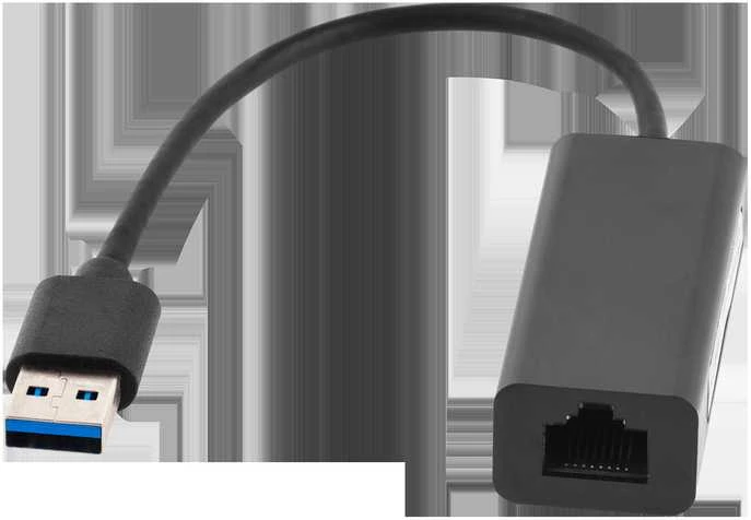 Cabletech Išorinė tinklo plokštė USB 3.0 RJ45 Gigabit 10/100/1000Mbit/s