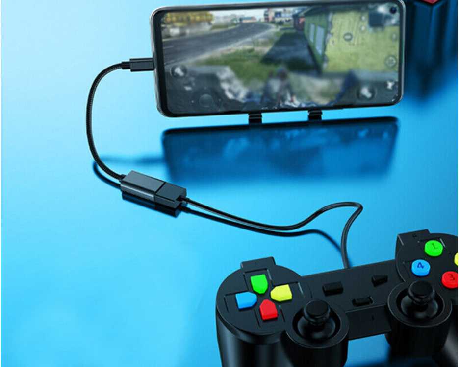 Oem USB-C į USB-A 3.0 OTG adapteris su 11 cm kabeliu