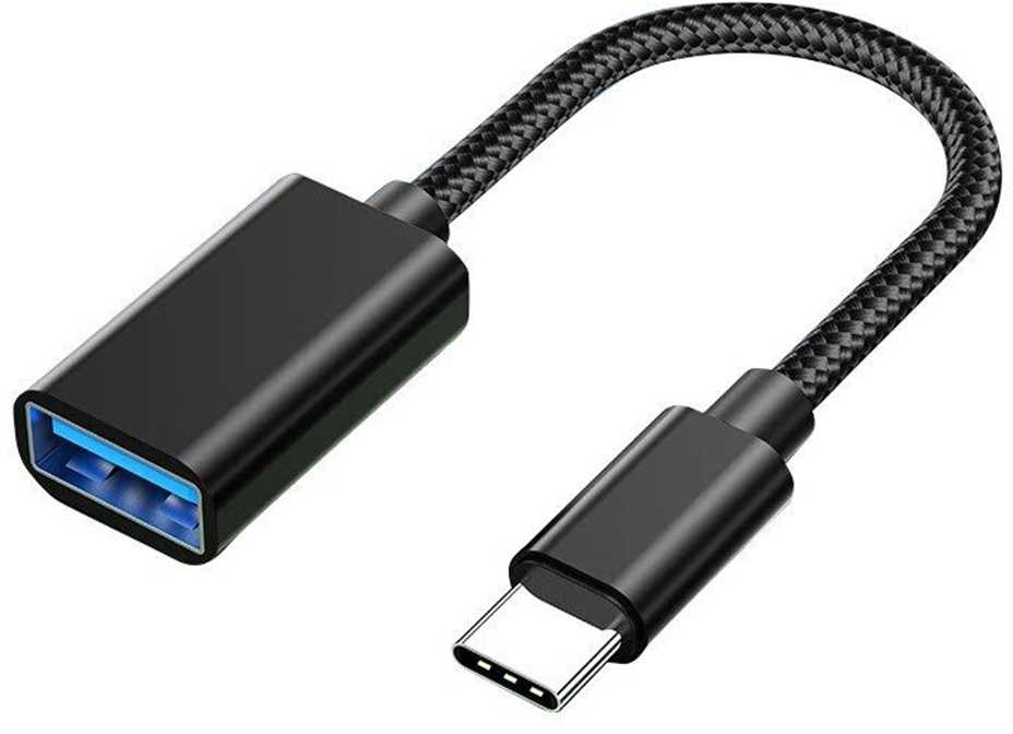 Oem USB-C į USB-A 3.0 OTG adapteris su 11 cm kabeliu