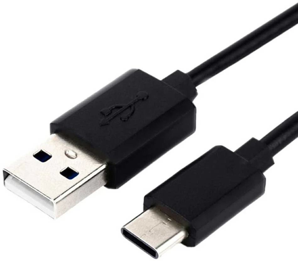 Kk21T USB C tipo kabelis 1 m juodas