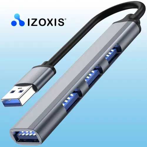 Iso Trade USB HUB - 1 port 3.0 + 3 jungtys 2.0 Izoxis 23316