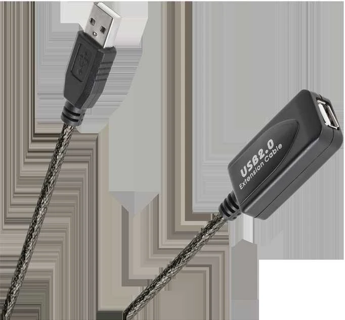 LP Žalias Cell USB - USB prailginimo kabelis 10m