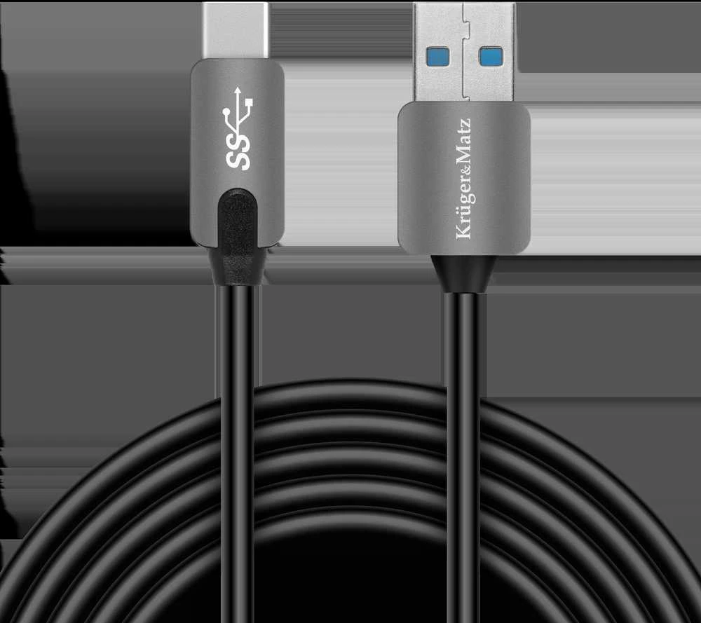 Kruger & Matz USB 3.0 - USB-C laidas 1m