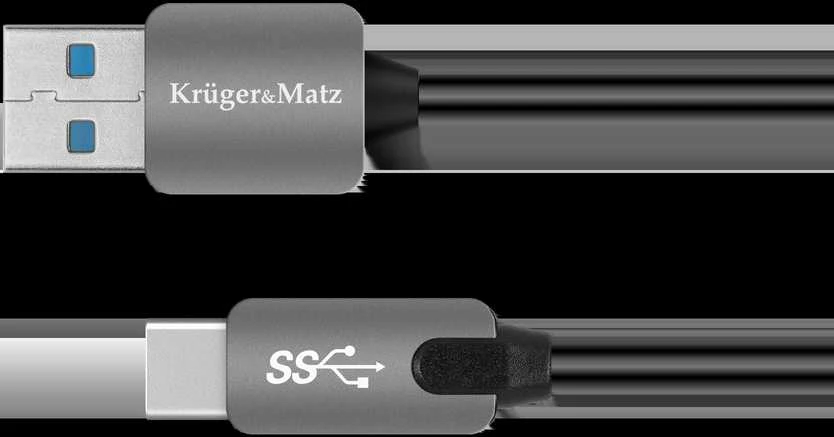 Kruger & Matz USB 3.0 - USB-C laidas 1m