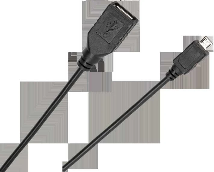Cabletech USB - micro USB laidas 0,2m