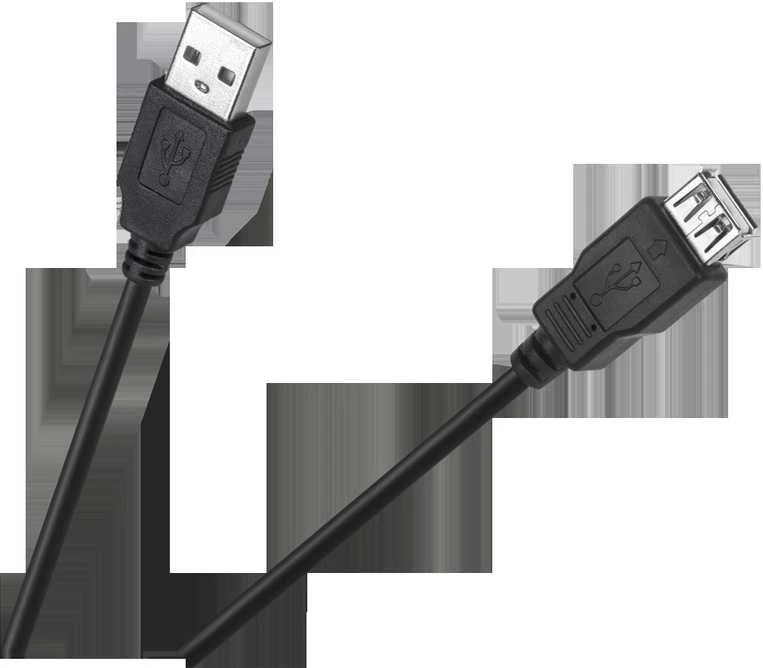 USB kabelio kištukas-lizdas 1.0 m Cabletech Eco-Line
