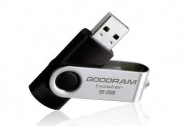 GOODRAM UTS2-0160K0R11 GOODRAM memory USB UTS2 16GB USB 2.0 Juodas