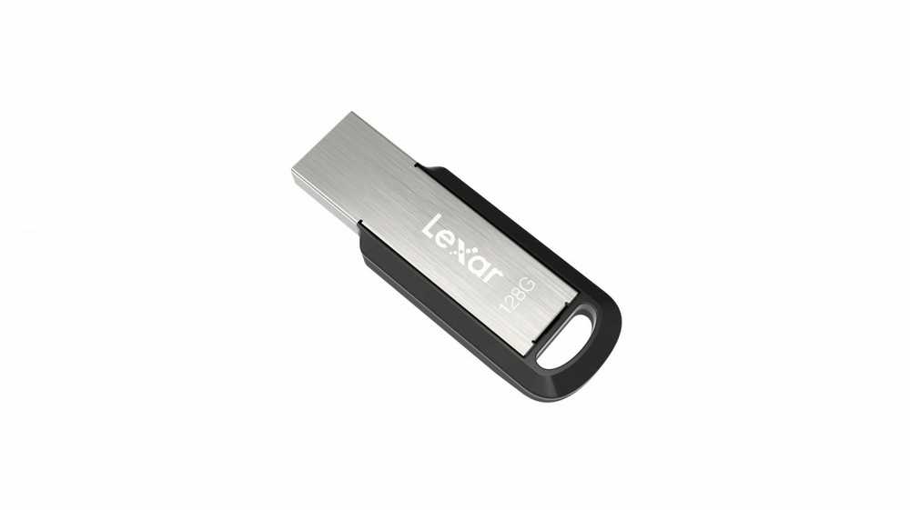 Lexar | Flash Drive | JumpDrive M400 | 128 GB | USB 3.0 | Juodas/Pilkas