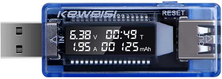 Voltmeter usb ammeter voltage tester