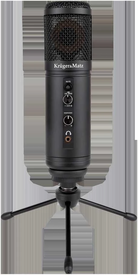 Kruger & Matz Warrior GV-100 USB žaidimų / vlogger mikrofonas