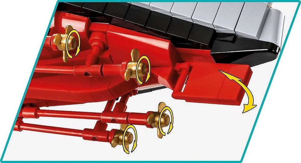 Cobi USS Arizona BB-39 Konstruktoriaus Rinkinys su 2046 Dalimis