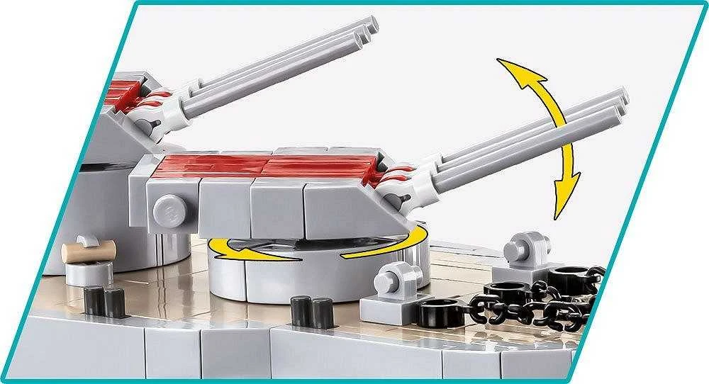 Cobi USS Arizona BB-39 Konstruktoriaus Rinkinys su 2046 Dalimis