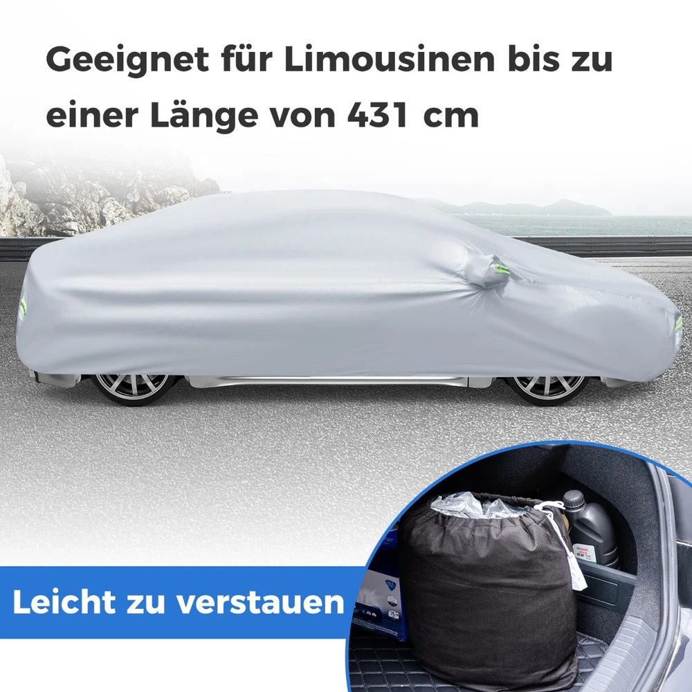 Uždangalas automobiliui 440 x 170 x 115 cm
