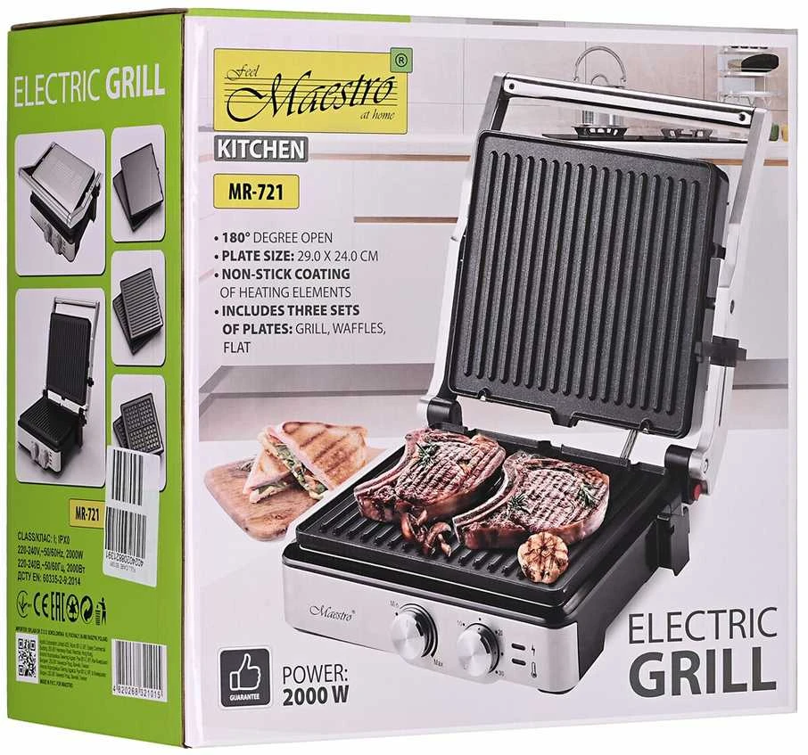 Grilis 3w1 2000W MR-721 MAESTRO