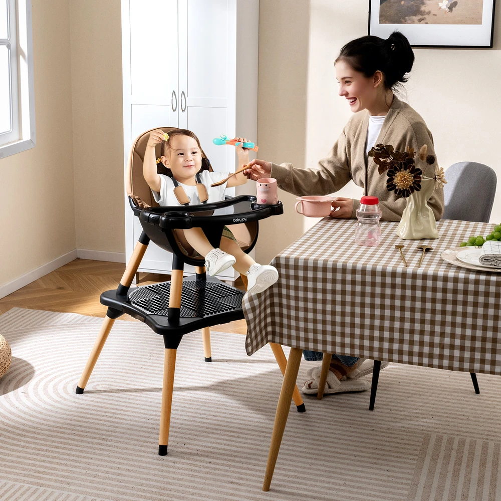 Vaikiška aukšta kėdė 62 x 62 x 100 cm
