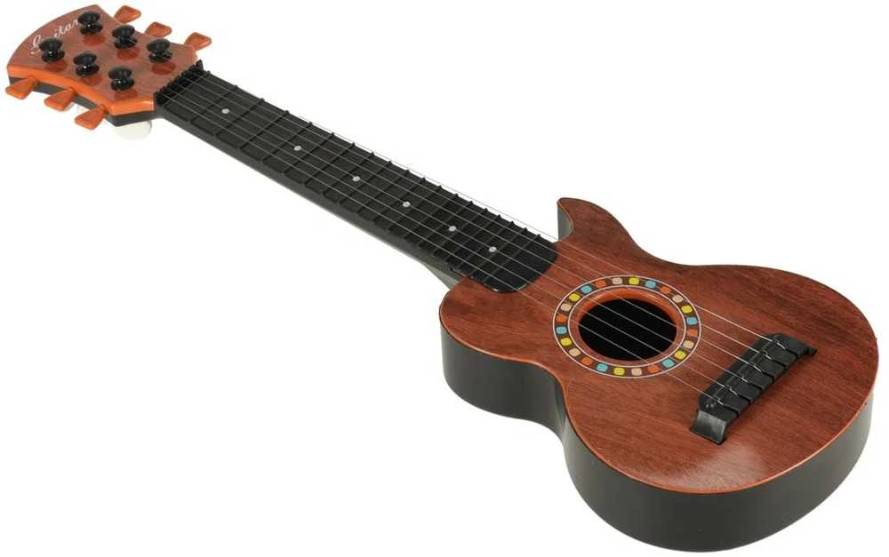 Ikonka Vaikiška gitara, 46,5 cm, ruda/juoda