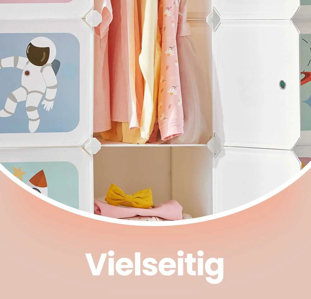 Songmics Plastikinė spinta vaikams