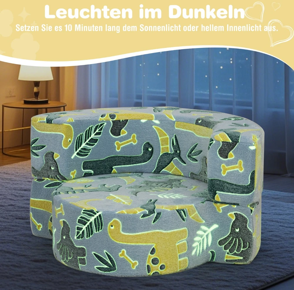 Vaikiška sofa-lova Mėlyna