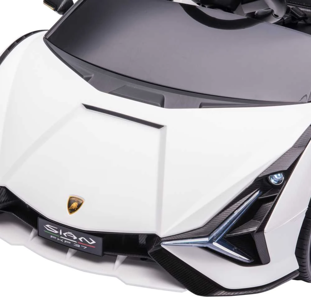 HOMCOM vaikiškas visureigis SIAN SUV, 2 važiavimo režimai, elektrinis automobilis su nuotolinio valdymo pulteliu, ypač plačios padangos, muzika (MP3/USB), šviesos, 37–60 mėn.
