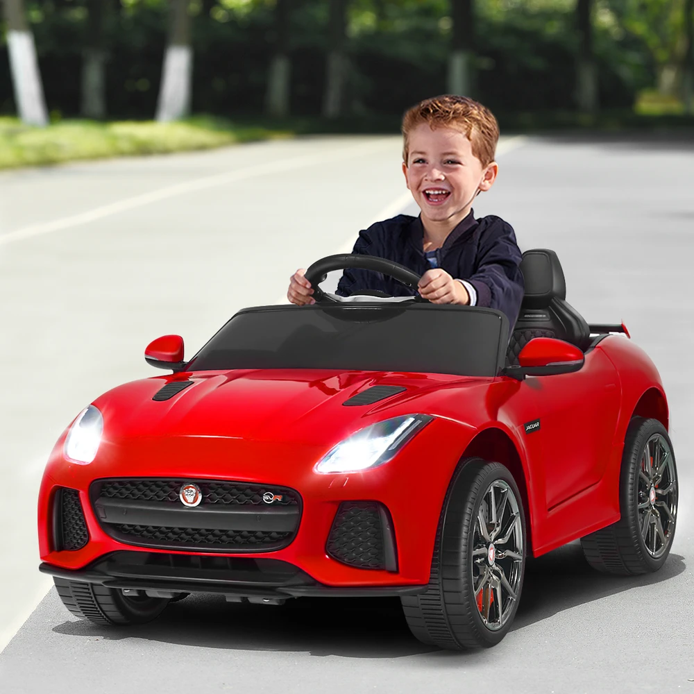 Vaikiškas elektrinis automobilis raudonas