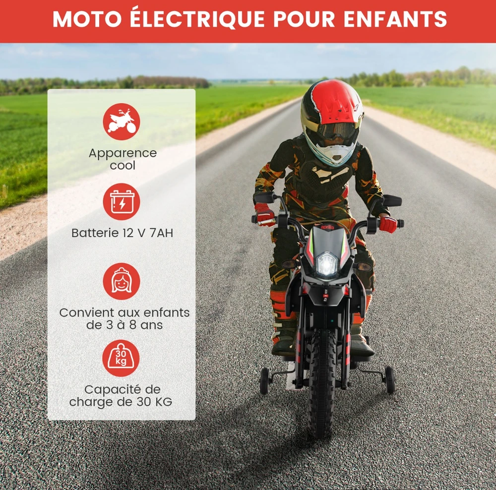Vaikiškas elektrinis motociklas 12 V